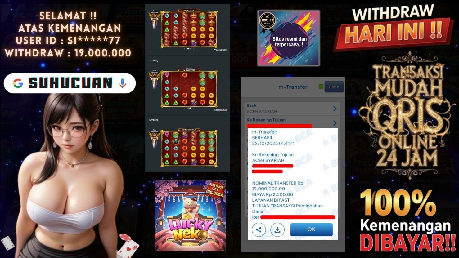 SUHUCUAN JACKPOT SLOT GATES OF OLYMPUS SUPER SCATTER